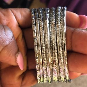 Silver Bangles (set of 13)